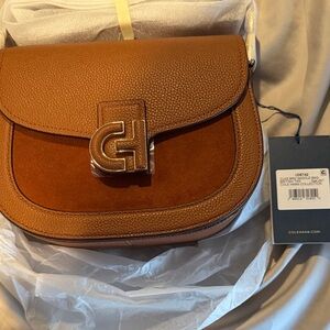 Cole Haan Tan Leather Crossbody Bag